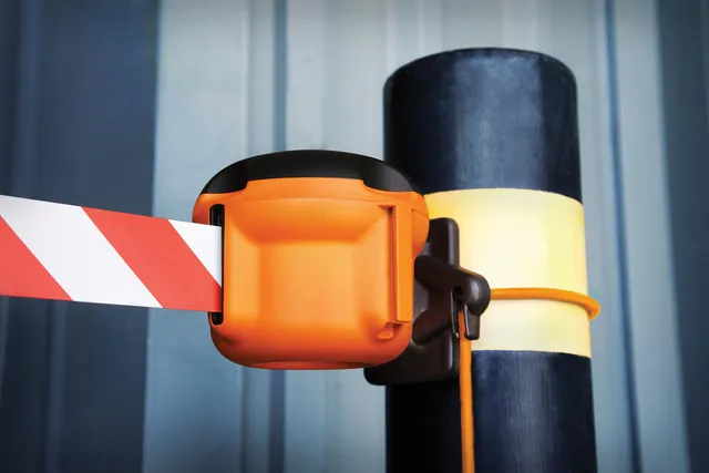 Skipper XS orange sperrebånd rød/hvit 9m Innendørs 