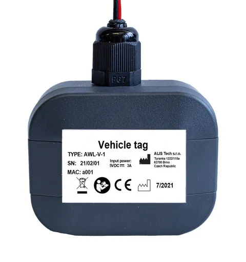 Sender kjøretøy,kun for mottaker AWR-03A Sender posisjons til mottaker AWR-03A