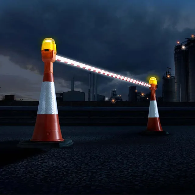 Skipper sperrebånd refleks. rød/hvit 9m 