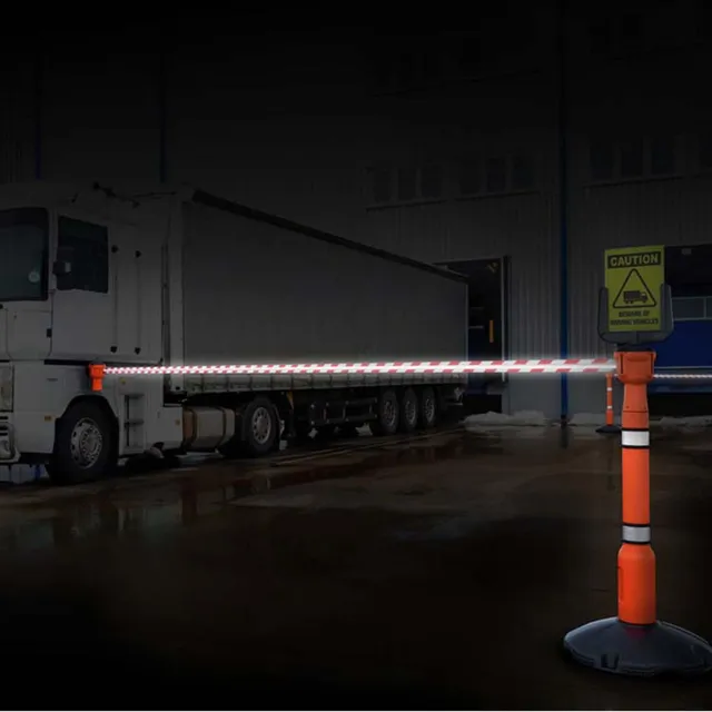 Skipper sperrebånd refleks. rød/hvit 9m 