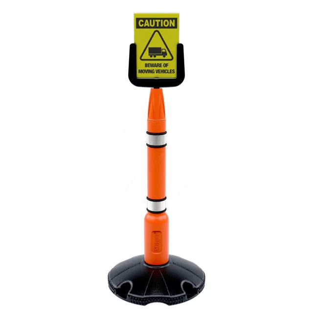 Skipper hette orange, for stolpe/kjegle 