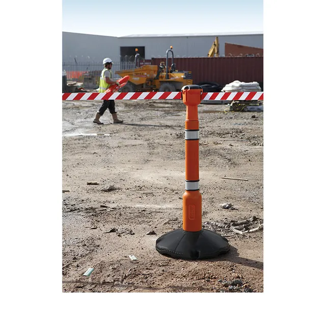 Skipper stolpe orange m/refleks H100cm 