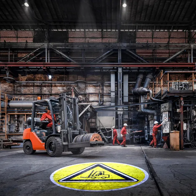 LED prosjektor 150W industri, UTEN linse Med brakett og 230V driver, rotasjon 