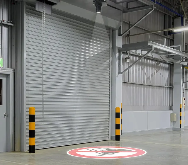 LED prosjektor 100W industri, UTEN linse Med brakett og 230V driver, rotasjon 