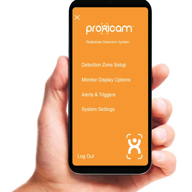 AI-antikollisjon kamera system m/skjerm Ink. kabelsett, klar til bruk, 12-32VDC 