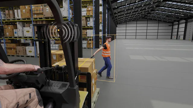 AI-kamera sensor m/lyd-lys varsel Ink. kabelsett, klar til bruk, 12-32VDC 