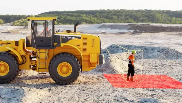 AI-kamera sensor m/lyd-lys varsel Ink. kabelsett, klar til bruk, 12-32VDC 