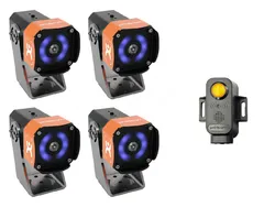 AI-kamera sensor m/lyd-lys varsel Ink. kabelsett, klar til bruk, 12-32VDC