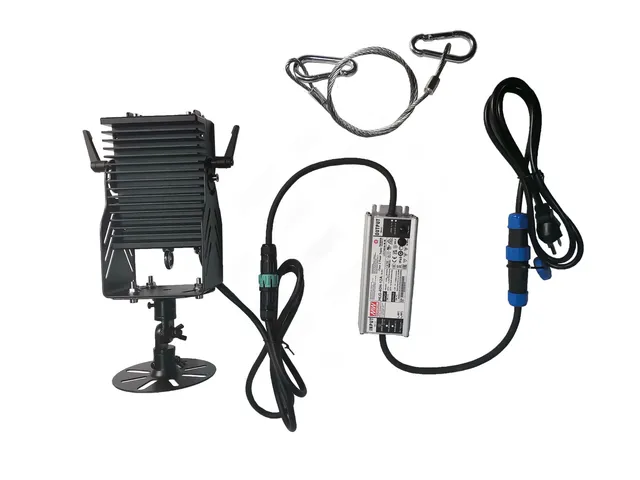 Laser strek-prosjektor 350mW 230V driver, lengde begrenser og vaier 