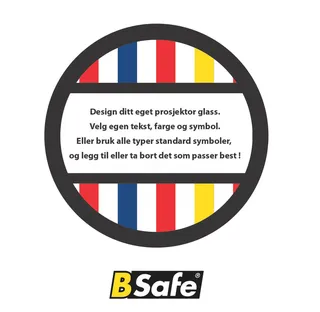 Grafikk/symbol filer til prosjektor Prosjektorer for grafikk opp til 150W