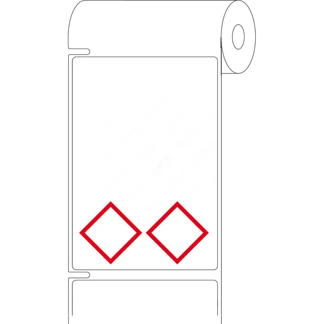 BRADY CLP-merking, Preprint Polypropylene, B1x 25mm Core 