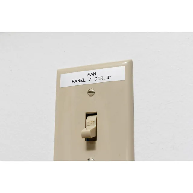 BRADY Vinylfolie 24.4mm x 15.24m Permanent, kontinuerlig, utendørs, M6x 