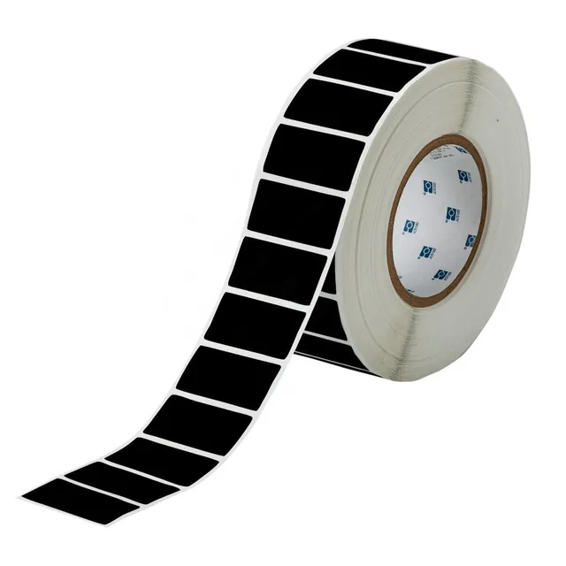 BRADY Hvit Polyesteretiketter 