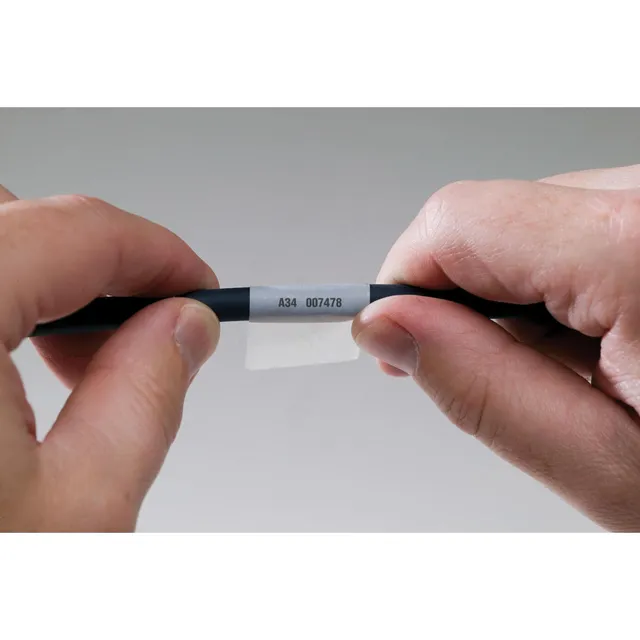 BRADY Kabelmerking, Hvit Selvlaminerende WrapAround B3x 