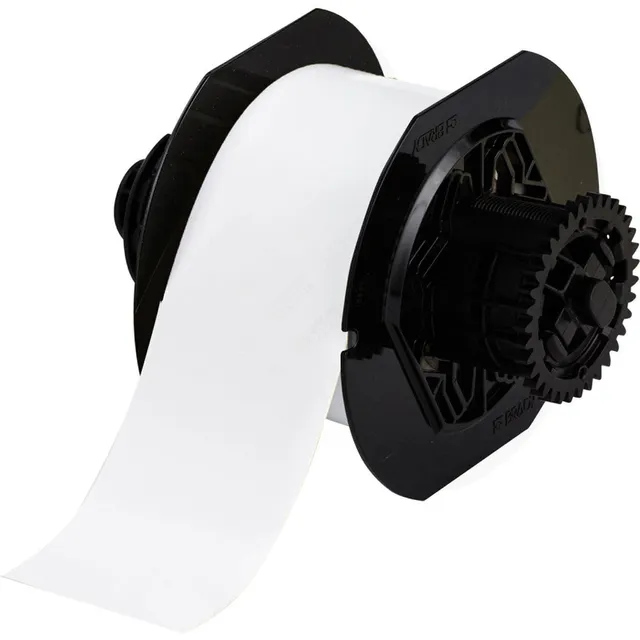 BRADY Hvit Polyester Tag Stock Tag, Outdoor 