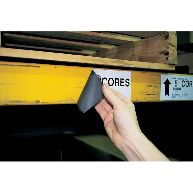 BRADY Hvit Magnetfolie Magnetfolie 