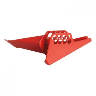 LOTO kuleventil butterfly,  rød For ventil i lukket posisjon