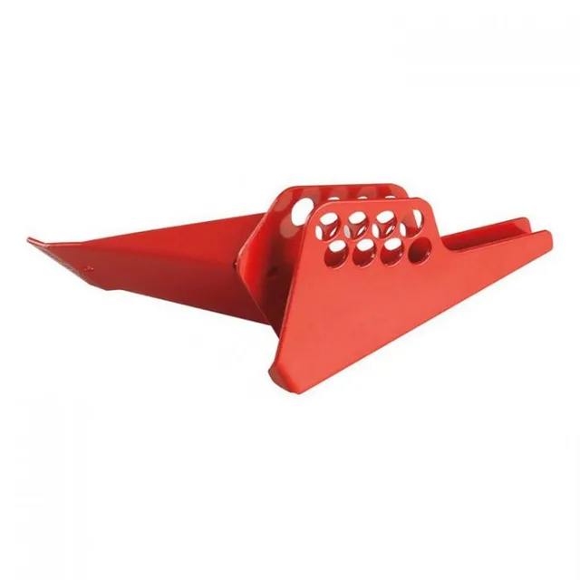 LOTO kuleventil butterfly,  rød For ventil i lukket posisjon 