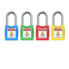 LOTO lås metallbøyle 38mm Beian 6,3mm diam