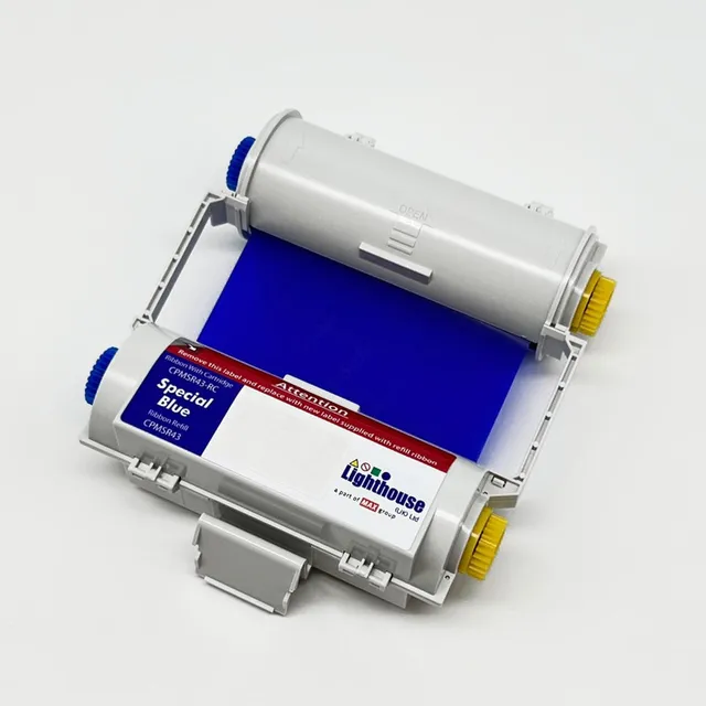 CPM100 Fargebånd Spes. Blå 119mm x 50m Kassett med fargebånd 