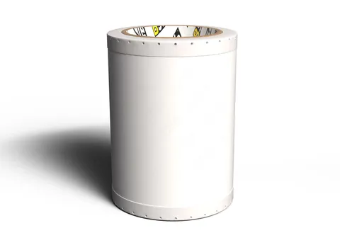 CPM100 Hvit Polyimide (ESD) 106mm x 15m Permanent lim, utendørs, antistatisk