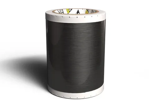 CPM100 Børstet Sølvfolie 106mm x 15m Permanent lim, utendørs holdbar