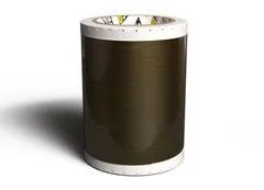 CPM100 Børstet Gullfolie 106mm x 15m Permanent lim, utendørs holdbar