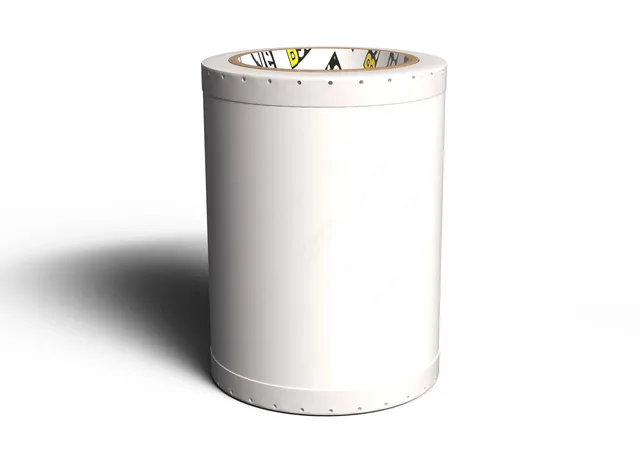 CPM100 Polyprop.folie Hvit 106mm x 15m Permanent, Cold Storage 