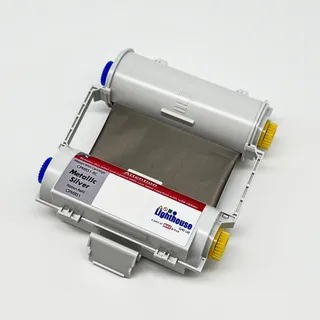 CPM100 Fargebånd SølvMetallic 119mm x50m Kassett med fargebånd