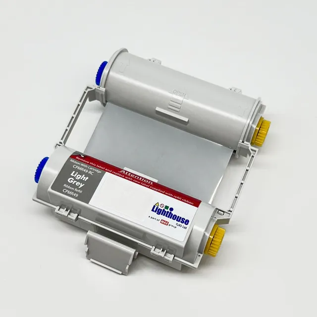 CPM100 Fargebånd Lysegrå 119mm x 50m Kassett m/ fargebånd 