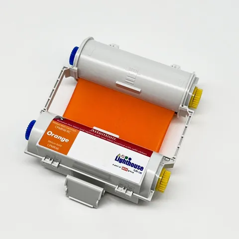 CPM100 Fargebånd Oransje 119mm x 50m Kassett m/ fargebånd