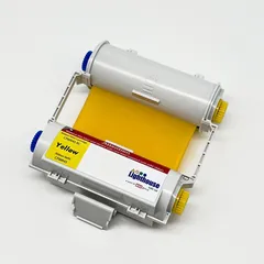 CPM100 Fargebånd Gul 119mm x 50m Kassett m/ fargebånd