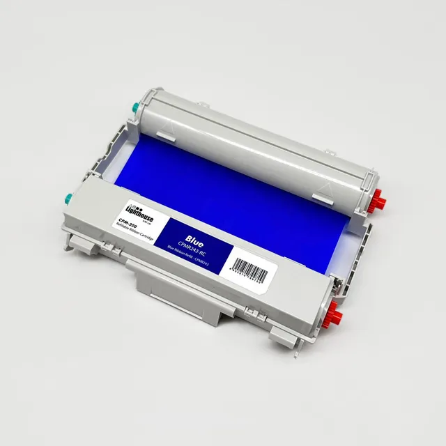 CPM200 Fargebånd Blå 212mm x 50m Kassett m/ fargebånd 