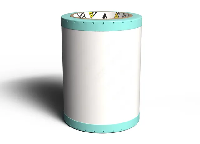 CPM100 Vinylfolie Destruct. 106mm x 15m Permanent, utendørs holdbar, tamper 