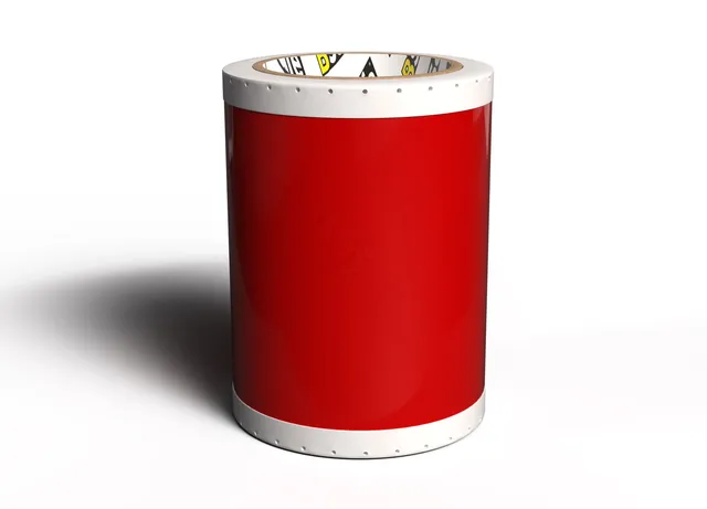 CPM100 Vinylfolie Rød 106mm x 15m Permanent, utendørs holdbar 