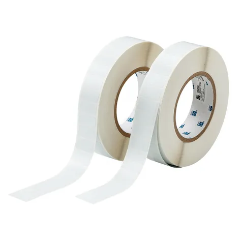 BRADY Hvit Polyester 25,4 x 12,7mm Permanent, FreezerBond, i51 i71 PR+