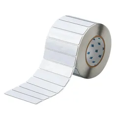 BRADY Hvit Polyester 100 x 25mm EPREP, Permanent, utendørs, i51 i71 PR+
