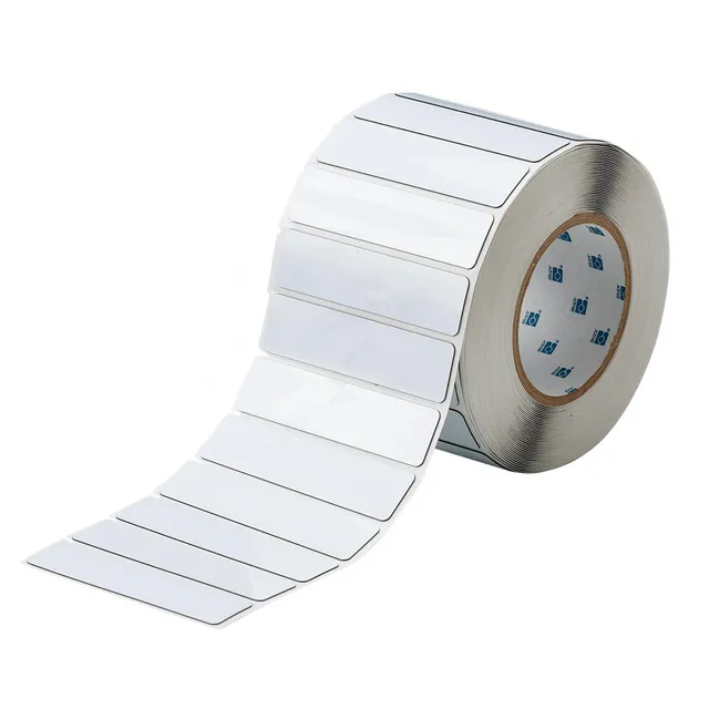 BRADY Hvit Polyester 100 x 25mm EPREP, Permanent, utendørs, i51 i71 PR+ 