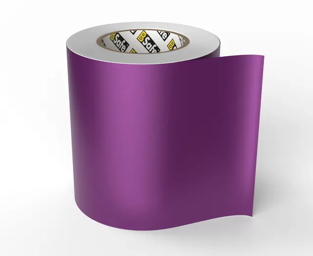 Rørmerke ISO14726 Acids & Alkalis Standard, 120mmx25m, violet 