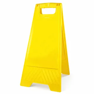 Varselpost gul 600x300mm