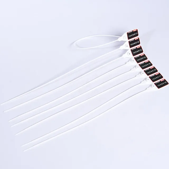 Security seals White numbered 1000 pac Nummererte plomber 