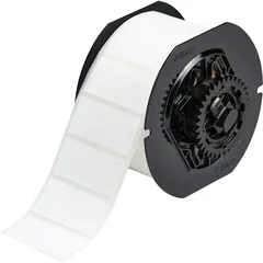 BRADY Hvit Polyester 50,8 x 25,4mm Permanent, kontinuerlig, utendørs, B3x