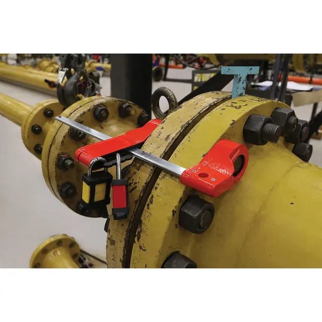 LOTO flens lockout liten 19-28,5mm Masterlock alu/metal 