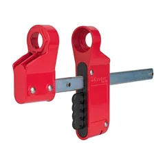 LOTO flens lockout liten 19-28,5mm Masterlock alu/metal