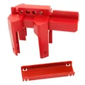 LOTO kuleventil lock (liten) 13-51mm Masterlock rød plast