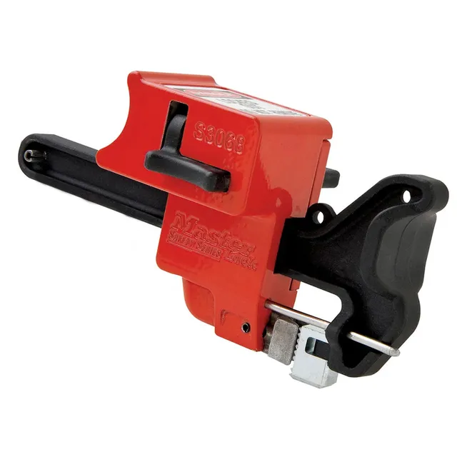 LOTO "Handle-on Ball" valve lockout Masterlock metal 