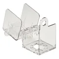 LOTO elektro nødstopp firkant 40x40mm Masterlock avtagbar plast flyttbar