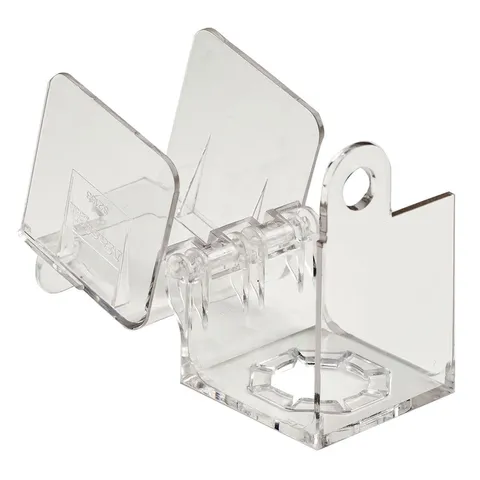 LOTO elektro nødstopp firkant 40x40mm Masterlock avtagbar plast flyttbar