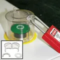 LOTO elektro nødstoppbryter rund Ø54mm Masterlock avtagbar plast flyttbar