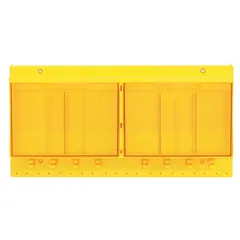 LOTO tag senter gul Masterlock (H=270, B=550, D=100)